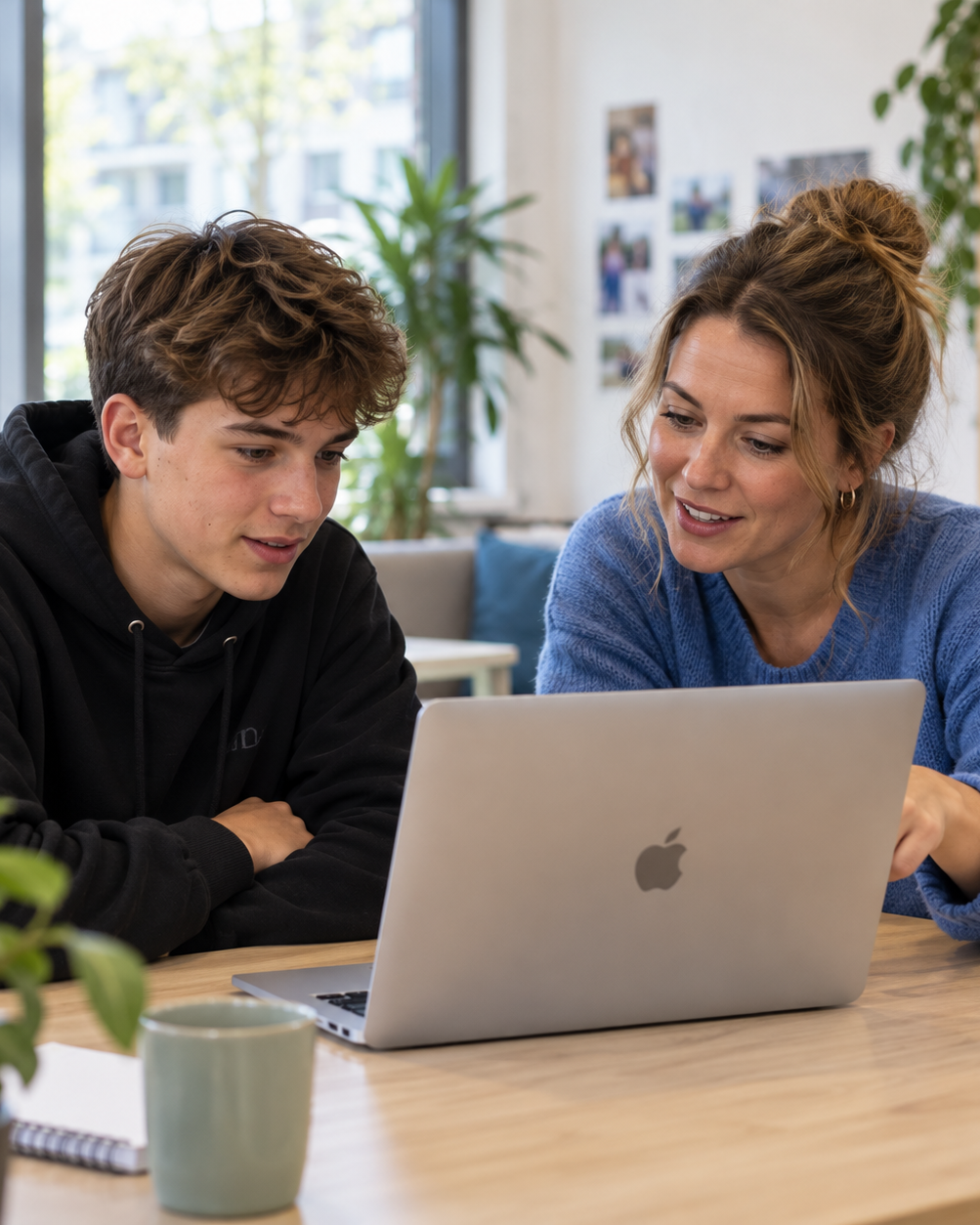 Jongen krijgt hulp bij zijn financiën.